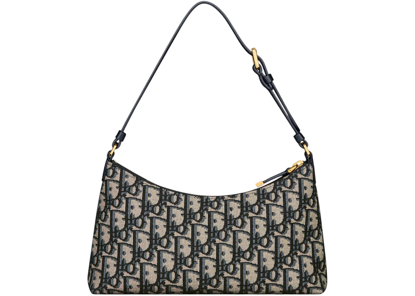 Dior 30 Montaigne Hobo Dior Oblique Jacquard Mini Bag Blue - vue secondaire B