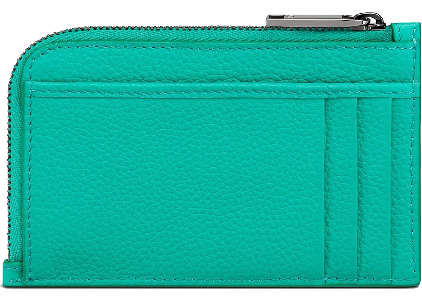 Dior And Shawn Zipped Card Holder (3 Card Slot) Green - vue secondaire B