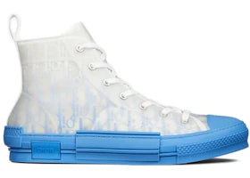 Dior B23 High Top Gradient Blue - vue 360
