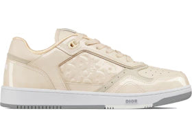 Dior B27 Low Cream Patent Dior Oblique Gravity Embbossed - vue 360