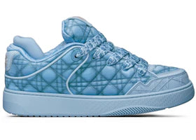 Dior B9S Skater ERL Blue Kumo Cannage Satin - vue 360
