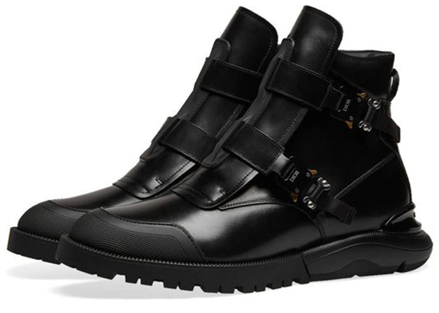 Dior Buckle Military Combat Boot Black - vue secondaire B