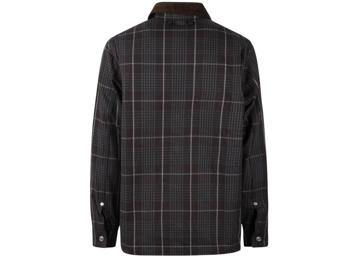Dior Checked Long-Sleeved Jacket Noir - vue secondaire B