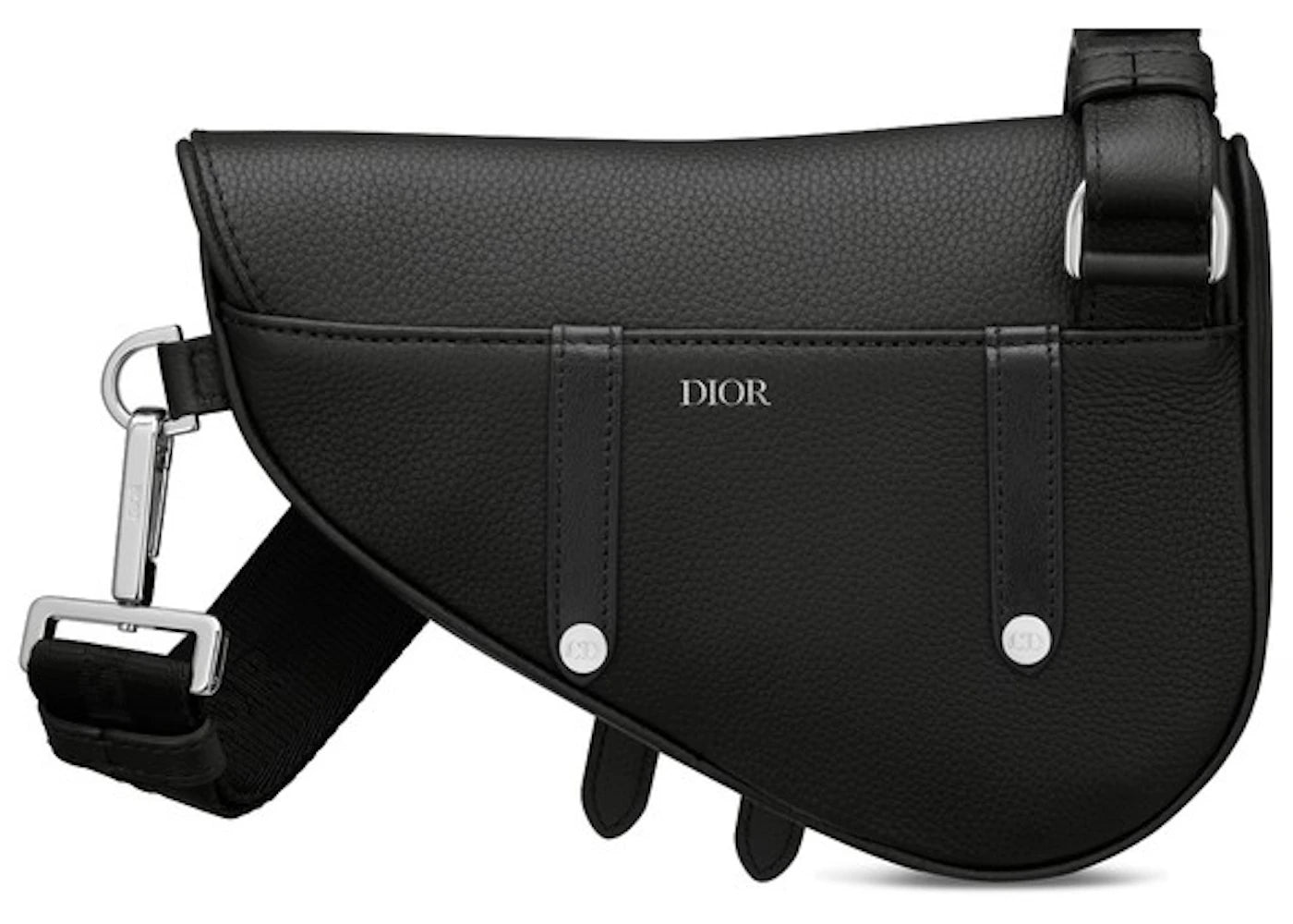 Dior Mini Saddle Bag Black - vue secondaire B