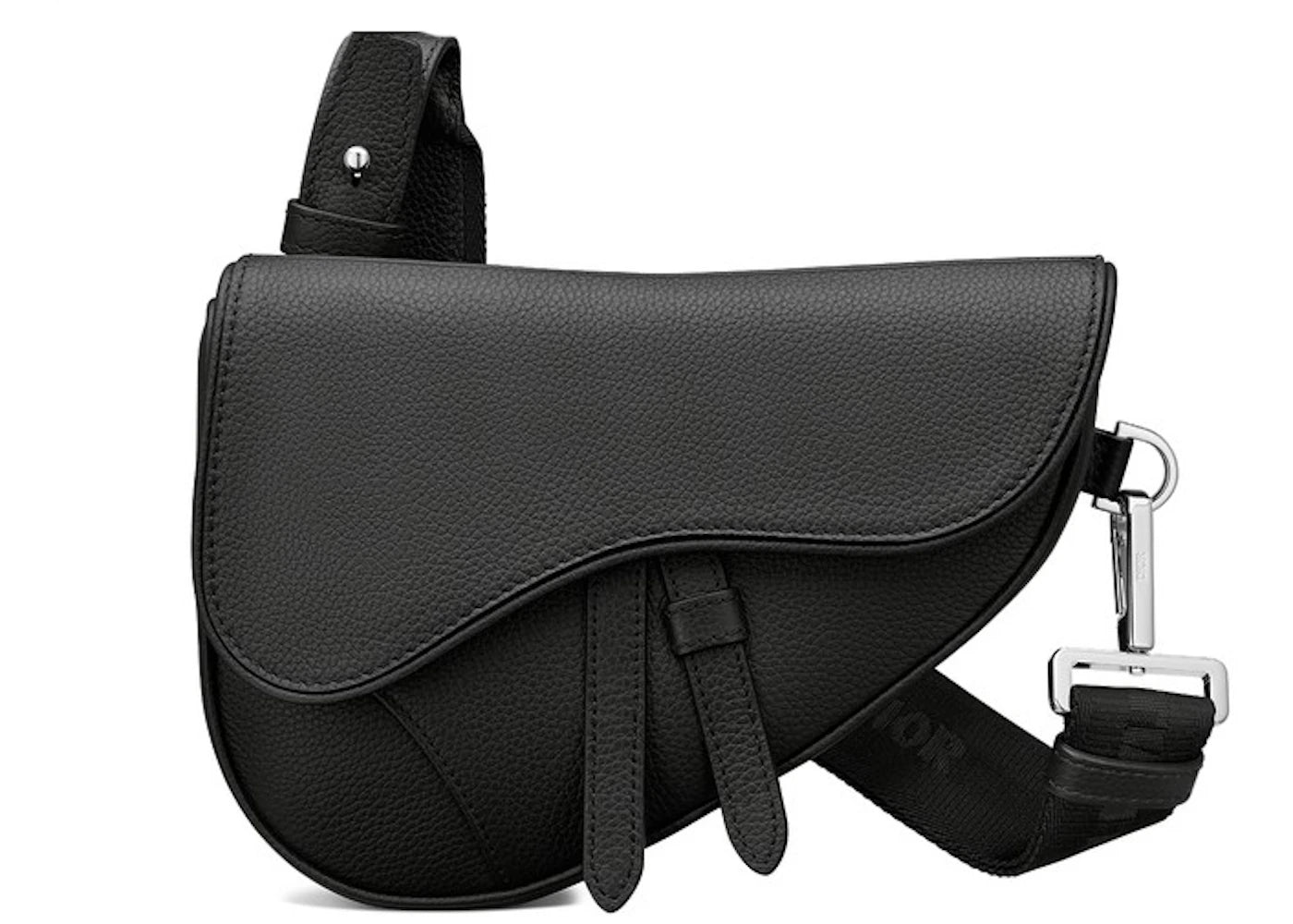 Dior Mini Saddle Bag Black - vue secondaire A