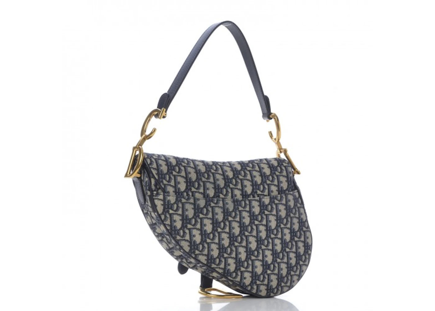 Dior Oblique Saddle Bag Blue - vue secondaire A
