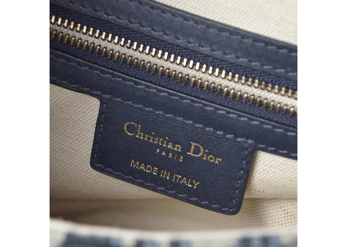 Dior Oblique Saddle Bag Blue - vue secondaire B