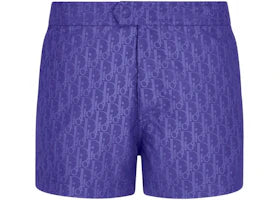Dior Oblique Short Swim Shorts Bleu