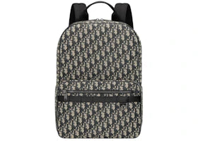 Dior Safari Oblique Backpack Beige/Black - vue 360