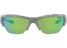 Dior Shield-Frame Injection Sunglasses Green Green Green (DM40076U-60-95Q) - vue 360