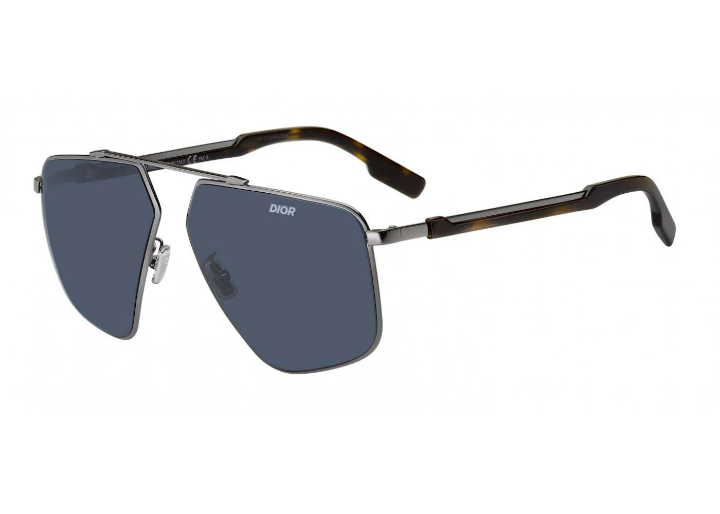 Dior Street1 Sunglasses Dark Ruthenium Blue (KJ1KU) - vue secondaire A