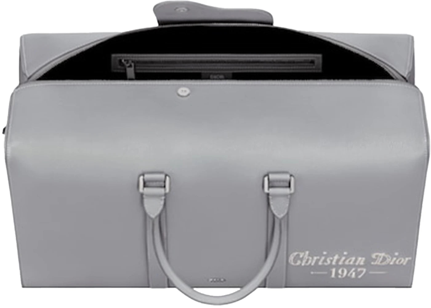 Dior by Birkenstock Christian Dior 1947 Signature Lingot 50 Reisetasche Dior Grau - vue secondaire B
