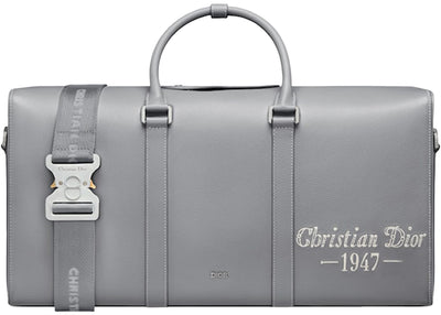 Dior by Birkenstock Christian Dior 1947 Signature Bar 50 Duffle Bag Dior Gray