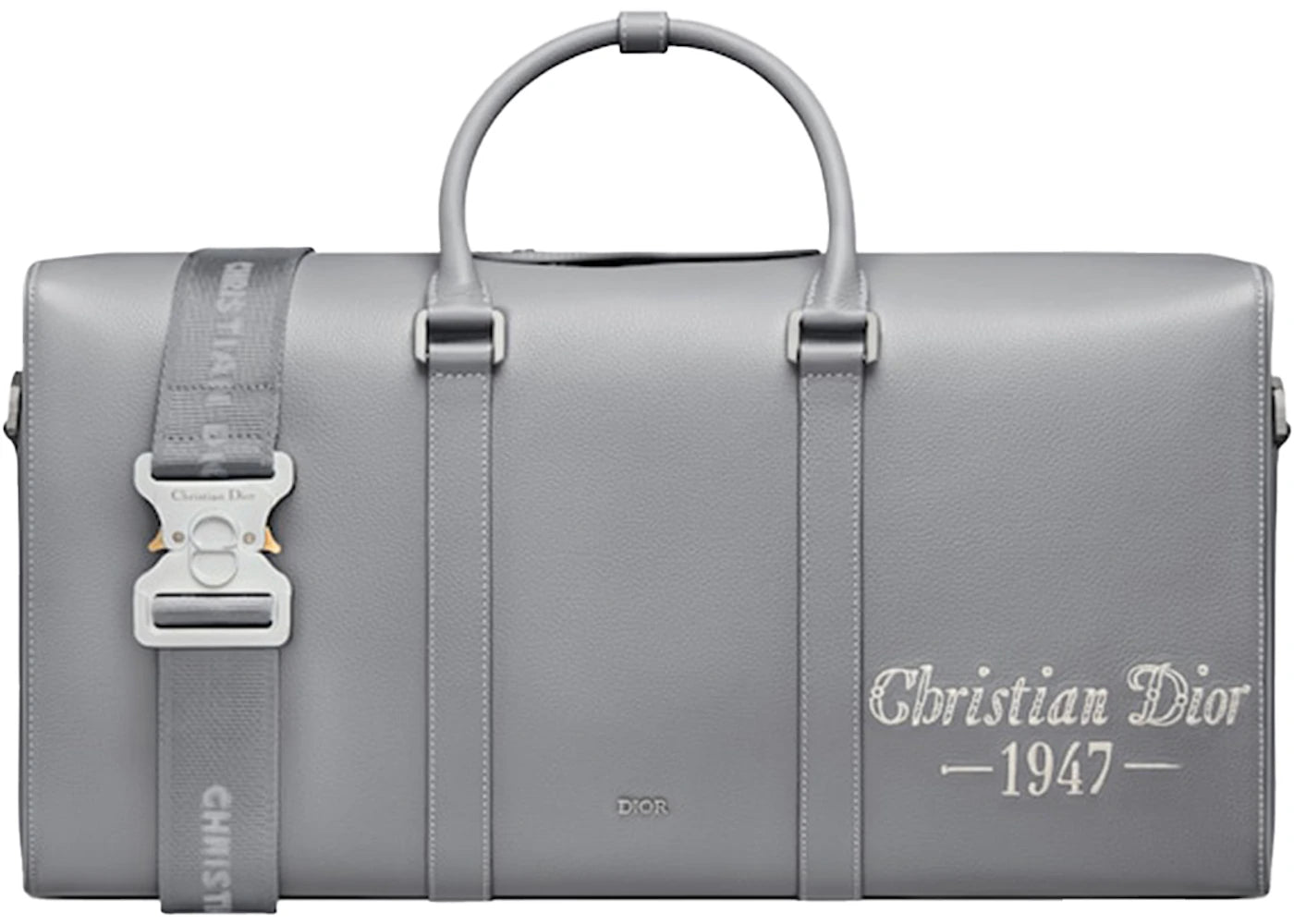 Dior by Birkenstock Christian Dior 1947 Signature Lingot 50 Reisetasche Dior Grau - vue 360