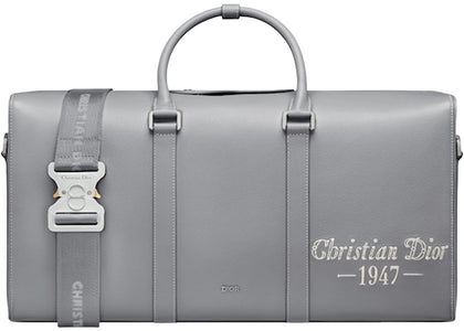 Dior by Birkenstock Christian Dior 1947 Signature Lingot 50 Duffle Bag Dior Gray - authentic Dior product