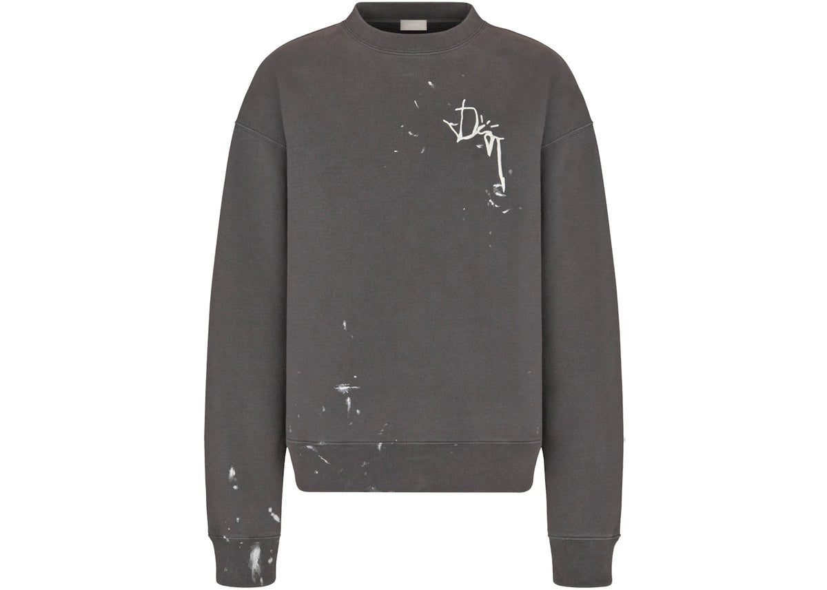Dior x CACTUS JACK Oversized Sweatshirt Gray - vue secondaire A