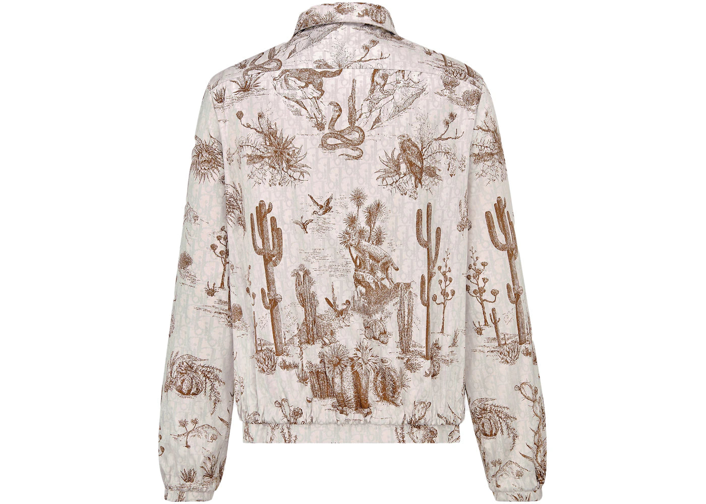 Dior x CACTUS JACK Zipped Blouson Brown/White - vue secondaire B