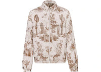 Dior x CACTUS JACK Zipped Blouson Brown/White