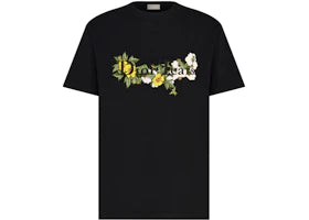 Dior x Denim Tears Relaxed-Fit T-Shirt Black - vue 360