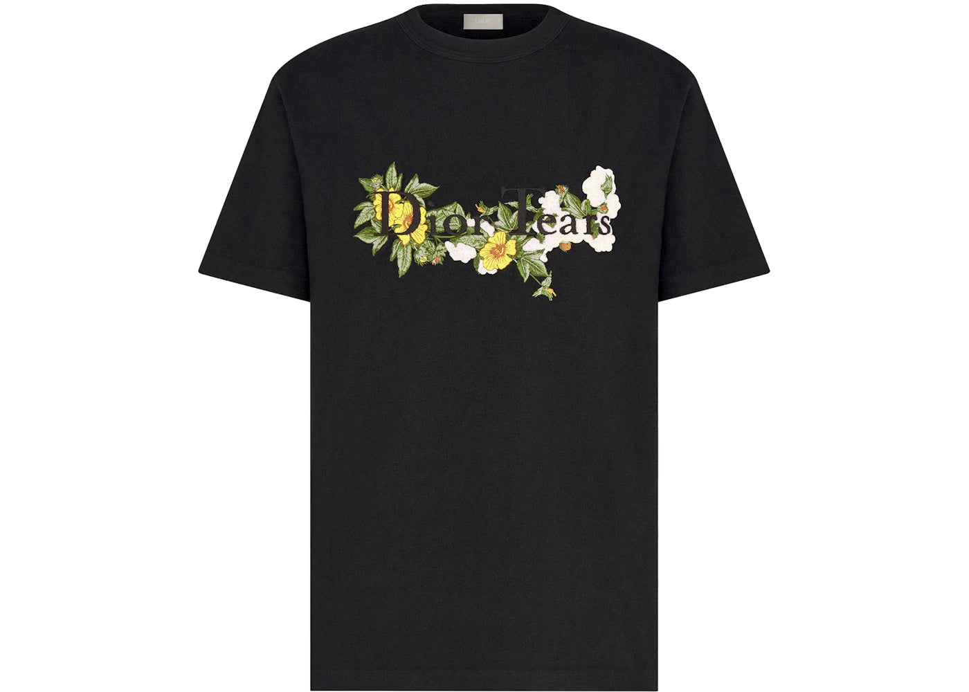Dior x Denim Tears Relaxed-Fit T-Shirt Black - vue secondaire A