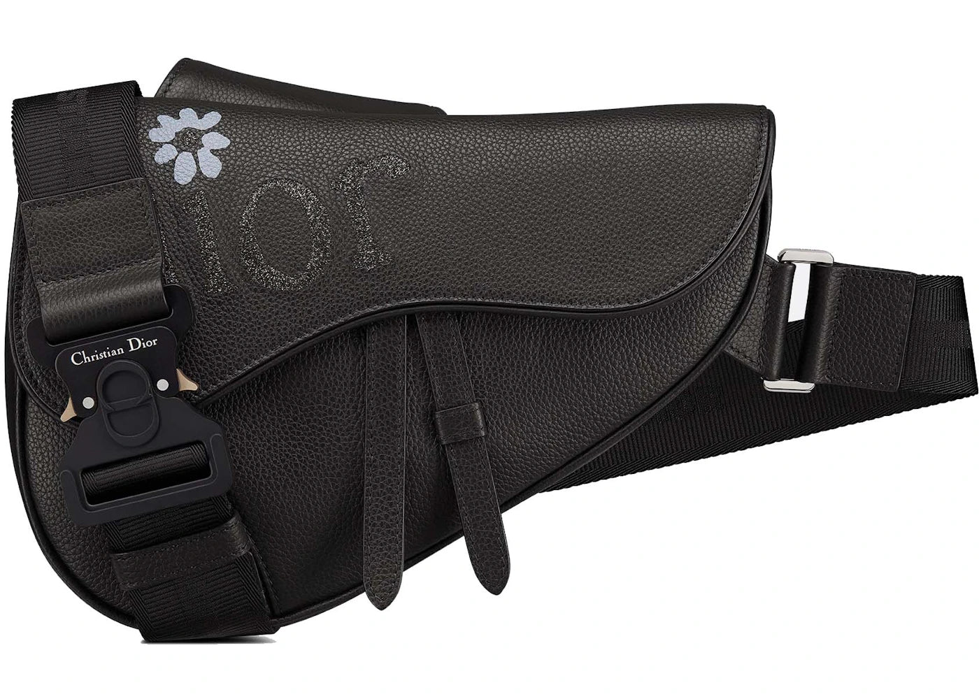 Dior x ERL Satteltasche Schwarz - vue 360