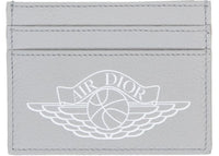 Dior x Jordan Wings Card Holder (4 Card Slot) Grey