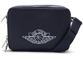 Dior x Jordan Wings Messenger Bag Navy - vue 360