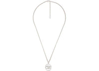 Dior x Kenny Scharf Pendant Necklace CD Icon Silver