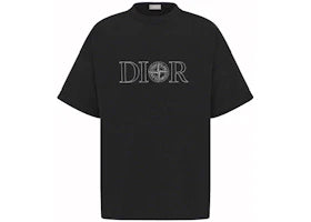Dior x Stone Island Oversized Fit T-Shirt Black