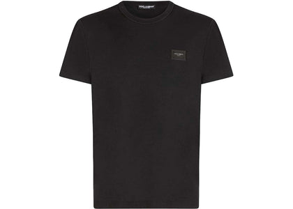 Dolce & Gabbana Cotton Branded Plate T-shirt Black - apparel view 2