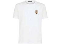 Dolce & Gabbana Cotton French Wire Embellishment T-shirt White