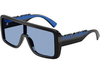 Dolce & Gabbana Rectangle Sunglasses Black/Blue (DG_6204_501/80_34mm)