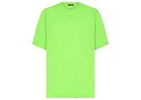 Dolce & Gabbana Technical Jersey Metallic DG Logo T-shirt Green