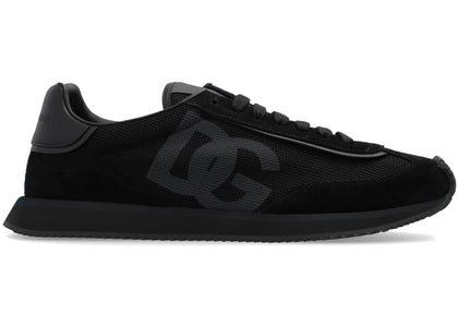 Dolce & Gabbana DG Cushion Sneaker Black Suede and Mesh - sneakers view 2