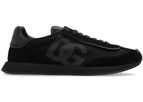 Dolce & Gabbana DG Cushion Sneaker Black Suede and Mesh - vue 360
