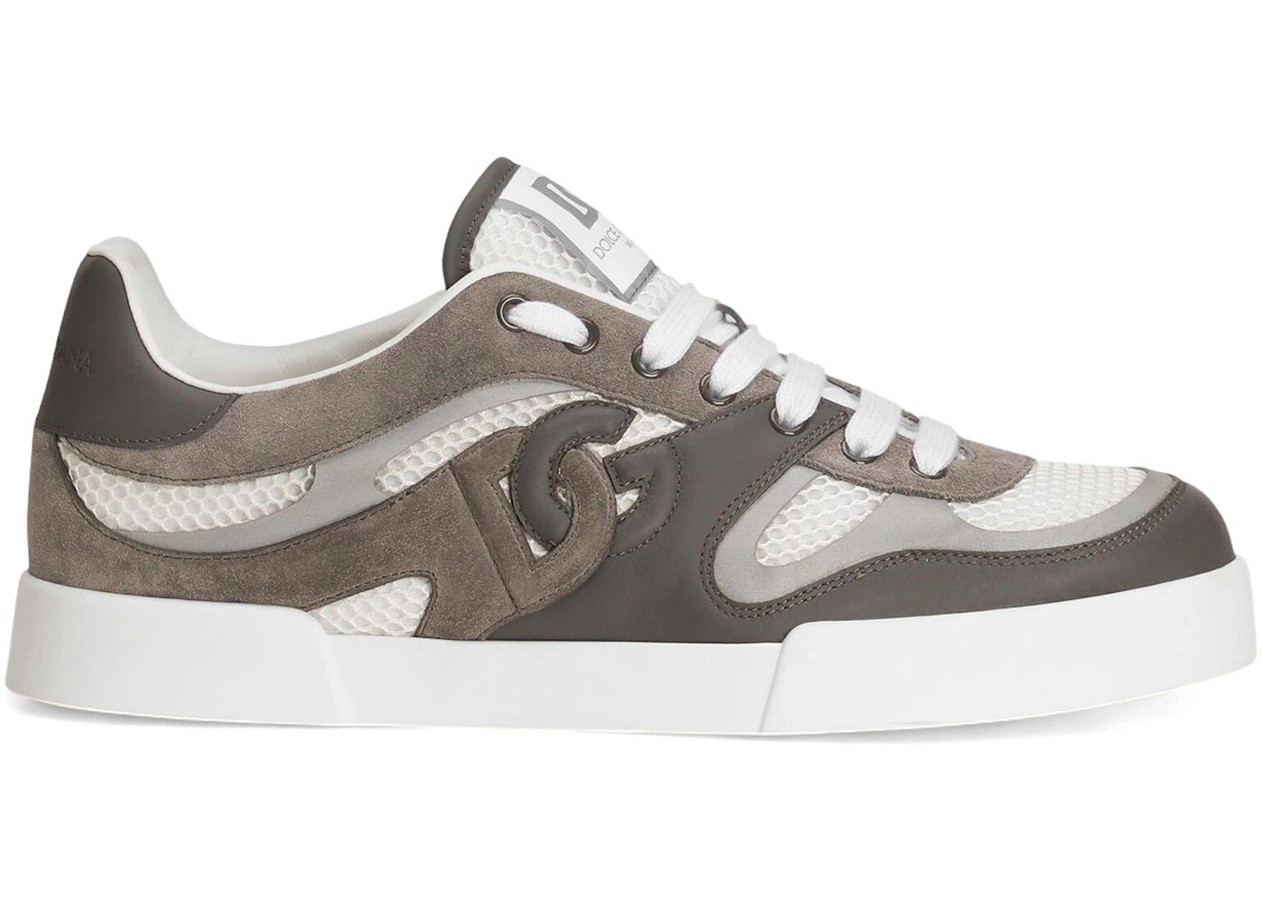 Dolce & Gabbana Portofino Sneaker White Grey - vue 360