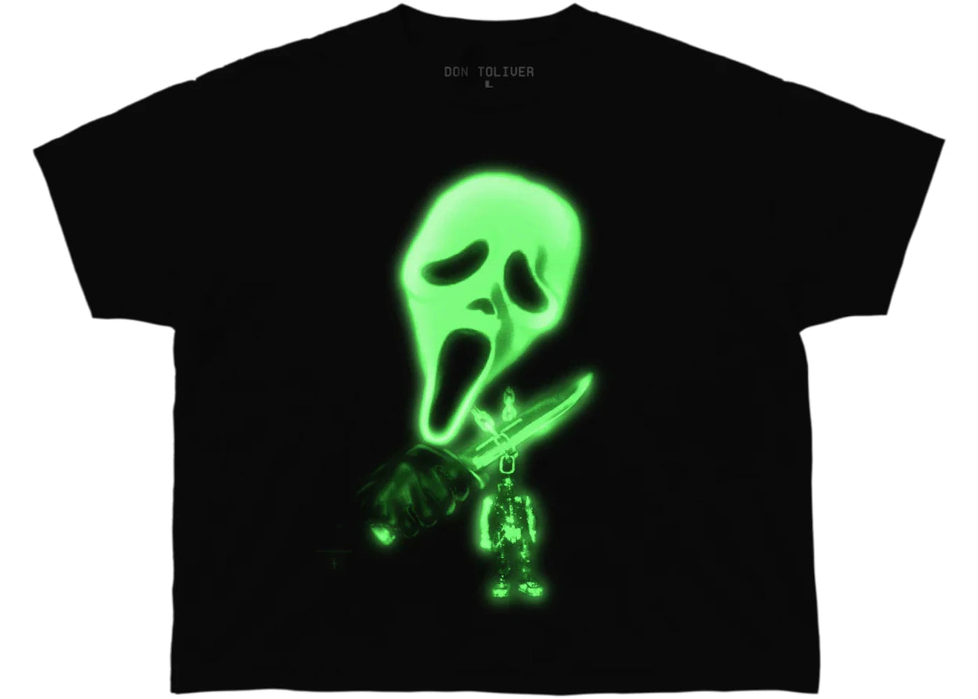 Don Toliver x Scream x CJ Favorite Scary Movie Tee Black - vue secondaire B