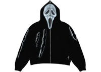 Don Toliver x Scream x CJ Full Zip Slasher Hoodie Black