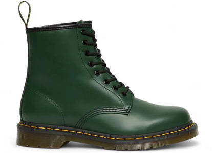 Dr. Martens 1460 Smooth Leather Lace Up Boot Green - authentic Dr. Martens sneakers