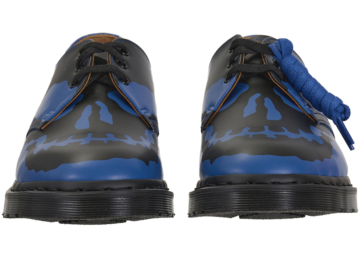 Dr. Martens 1461 3-Eye Shoe Supreme Skull Blue Black - vue secondaire B