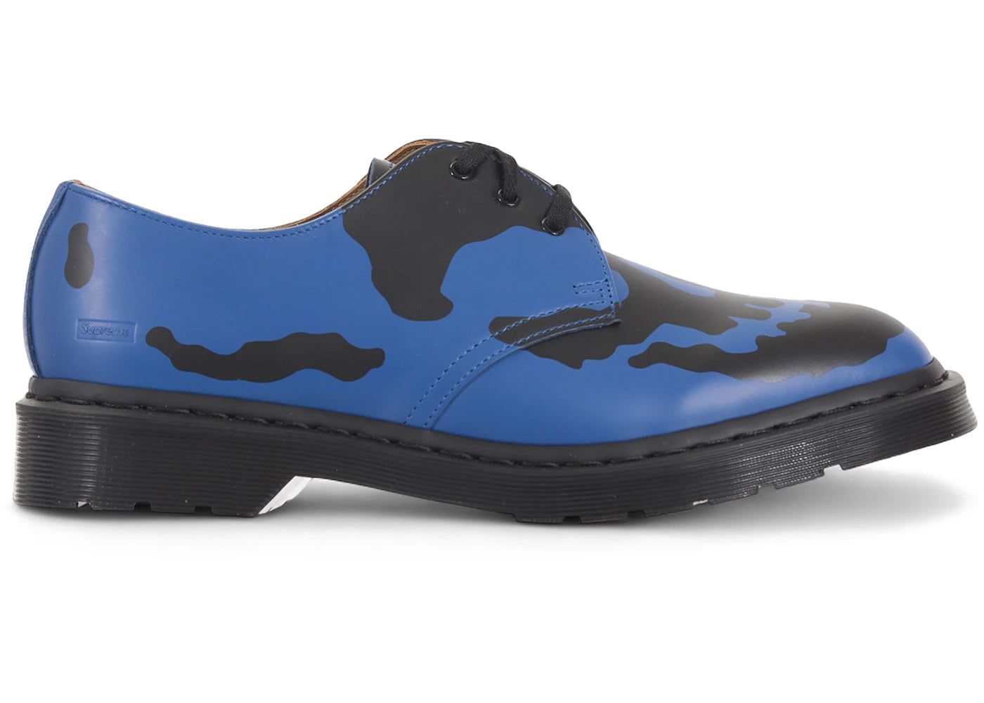 Dr. Martens 1461 3-Eye Shoe Supreme Skull Blue Black - vue secondaire A