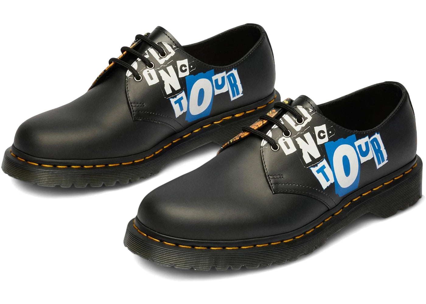 Dr. Martens 1461 3-Eye Smooth Leather Metallica Damage Inc. Tour - vue secondaire B