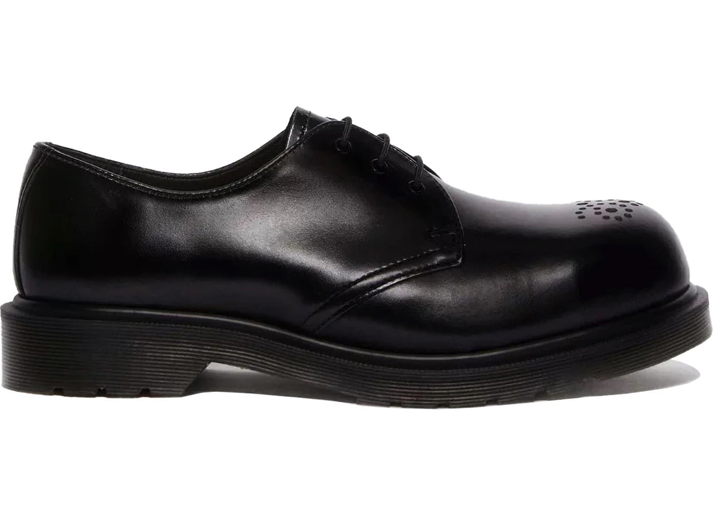 Dr. Martens 1461 Analine Leather Steel Toe Shoes Black - vue 360