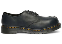 Dr. Martens 1461 Metal Toe Shoes Black Wyoming Leather