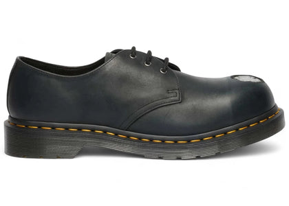 Dr. Martens 1461 Metal Toe Shoes Black Wyoming Leather - authentic Dr. Martens sneakers