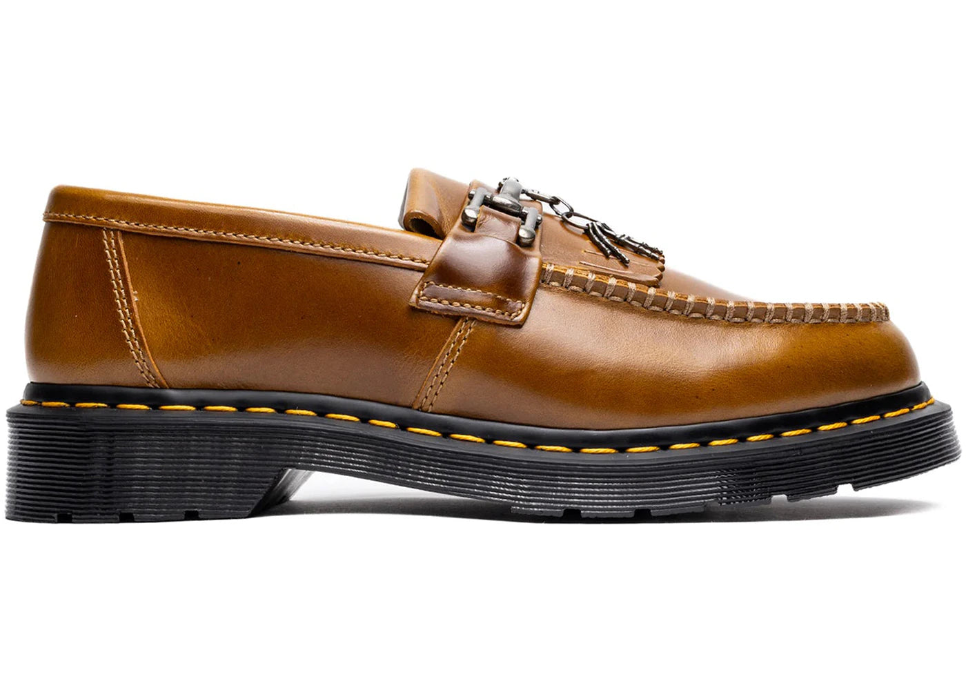 Dr. Martens Adrian Bone Snaffle Analine Loafer Mustard Brown - vue secondaire A