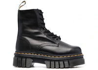 Dr. Martens Audrick Leather Platform Boot Black Nappa Lux (Women's)
