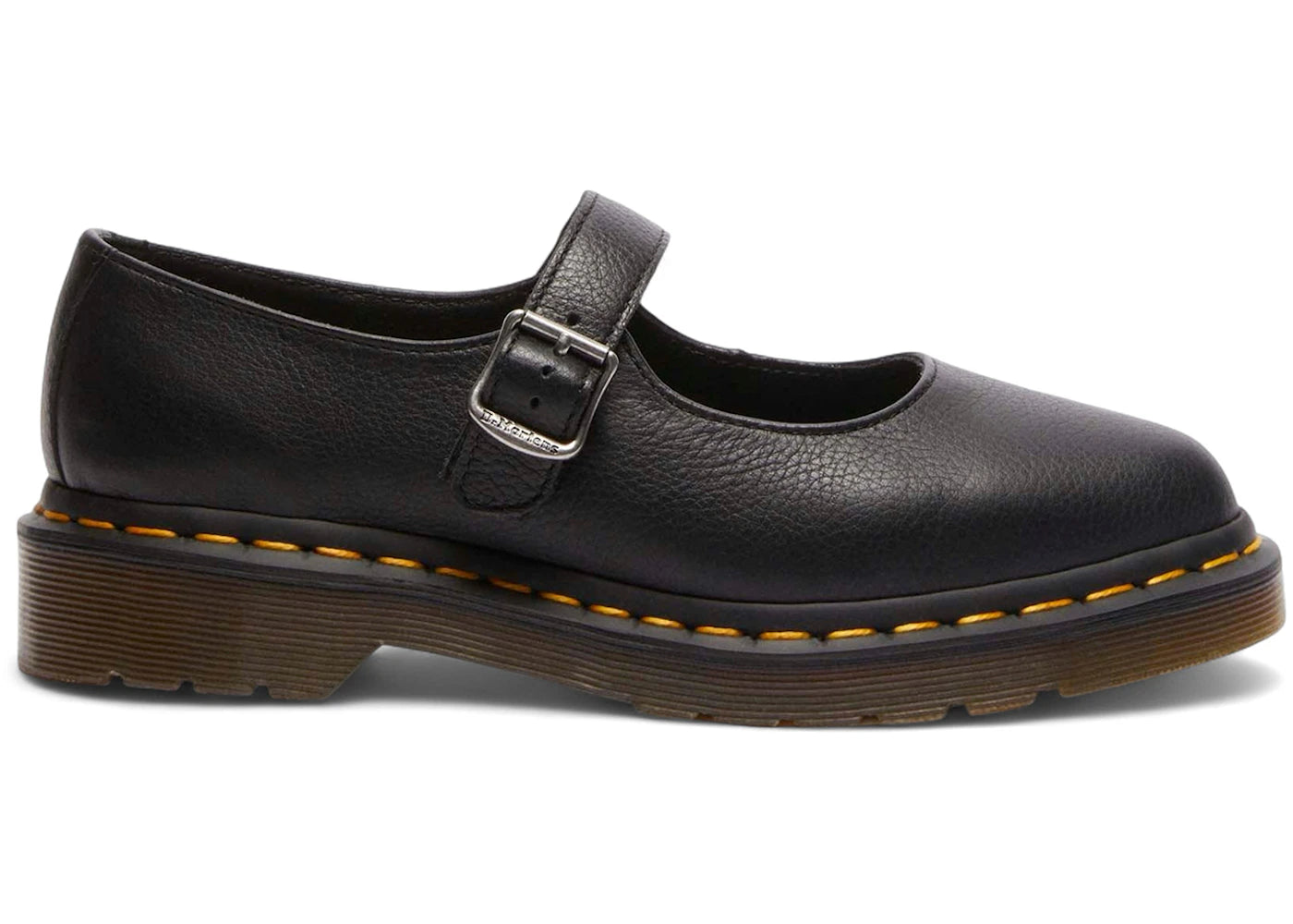 Dr. Martens Elphie Virginia Leather Mary Jane Shoes Black (Women's) - vue secondaire A