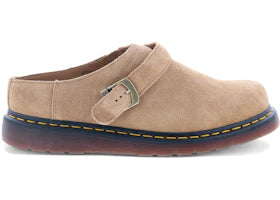 Dr. Martens Isham Desert Oasis Suede Mules Sand Tan - authentic Dr. Martens sneakers