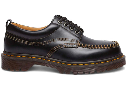 Dr. Martens Lowell Leather Moc Toe Shoes Black Analine - authentic Dr. Martens sneakers